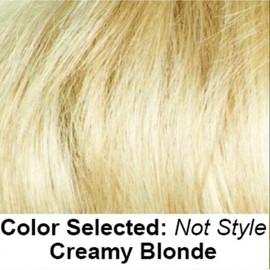 ANGELICA Wig #1625 designed by Noriko for Rene of Paris, Bundle - 2 Items: Wig and Wig Lift Comb (Color Selected: CREAMY BLOND)