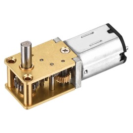 DMiotech 12V 381RPM Rated Torque 0.7 Output Shaft Length 8mm Micro DC Speed Reduction Motor Mini Metal Gearbox Motor for RC Car Robot Model DIY RC Toys Engine