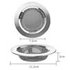 Kitchen Sink Strainer, Stainless Steel Sink Drain Strainer, Dishwasher Safe（External