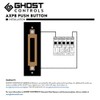 Ghost Controls AXPB Push Button for Gate Opener Systems Allows