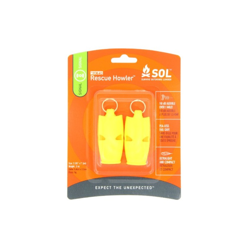 Adventure Medical Kits Essentials Whistle - Pack of 2