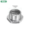 M METERXITY Air Compressor Oil Sight Glass, 1" NPT Toughened