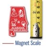 Alabama Small State Magnet by Classic Magnets, 1.5" x 2.3",
