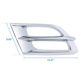 TCMT Chrome ABS Left Right Fairing Accent Grilles Fit For Honda Goldwing GL1800 01-11 10 09