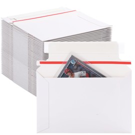 100 Count Trading Card Envelopes 6" x 4" Trading Card Mailers for Shipping, Perfect Sized Shipping Envelope for Mailing Semi-Rigid and Toploaders, Protector Supplies