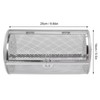 Rolling Grilling Basket Stainless Steel Grill Cage Round Stainless Steel