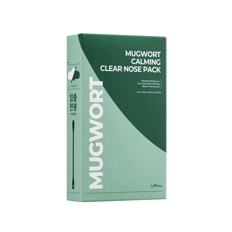 Isntree Mugwort Calming Clear Nose Pack 5P - Isntree Mugwort