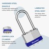 Puroma Lock 1 Pack Padlocks, 2” Long Shackle Heavy-Duty Locks