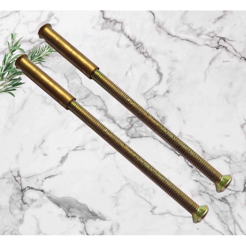 Universal Hardware M3 Door Handle Screws Brass with Bolt Connecting
