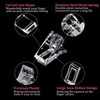 BRAVECOW 20pcs/set Nail Tips Clip Nail Art Tools DIY Extension