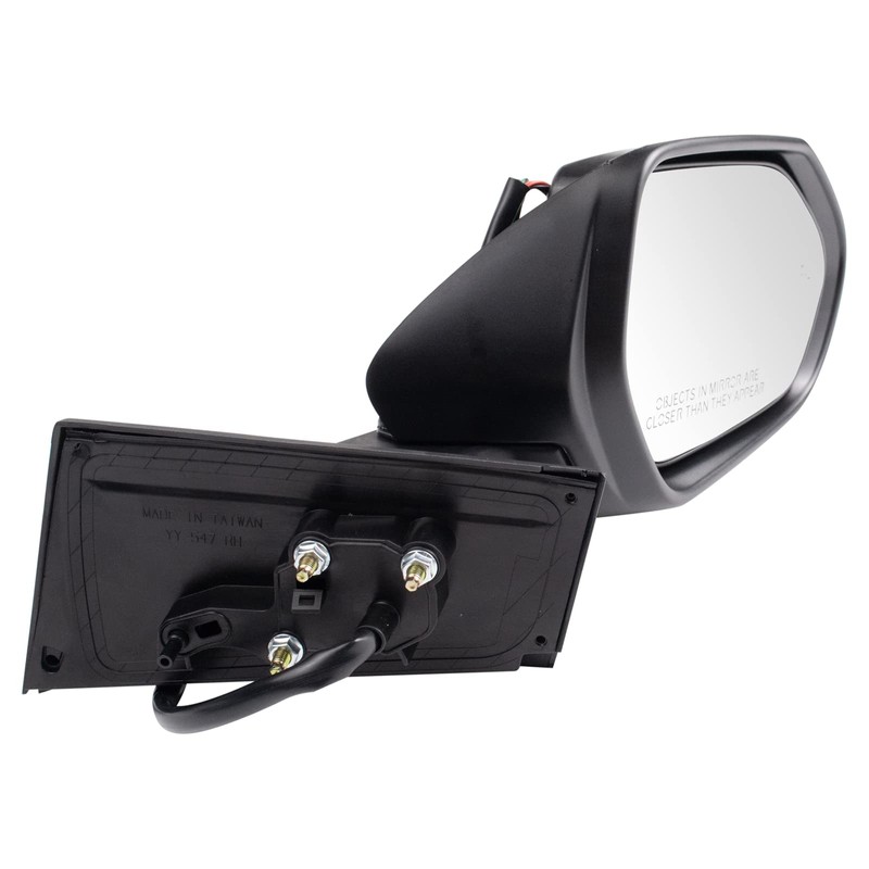 TRQ Passenger Side Right Mirror Power Heated Blind Spot Indicator