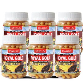 Tonglife Royal Gold Vitamin E (1000mg 180 capsules) 6 bottles / 통라이프 로얄골드 비타민E(1000mg180캡슐) 6병