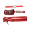 Detangling Curved Vent Brush Spray Bottle Hair Clip Pin Wristband