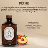 Bacanha Sirop Brut de Pêche Organic 400 ml - Organic