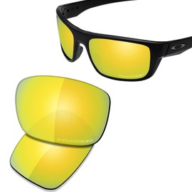 Saucer Premium Replacement Lenses for Oakley Drop Point OO9367 Sunglasses High Defense - 24K Gold Polarized