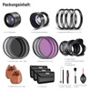 NEEWER 58 mm Lens and ND Filter Set Wide Angle