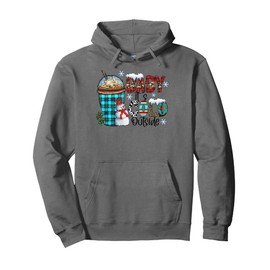 Baby It's Cold Outside With Ice Coffee Plaid Christmas Gifts Pullover Hoodie