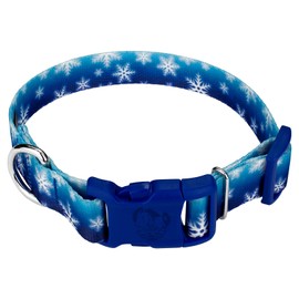 Country Brook Design - Winter Wonderland Christmas Dog Collar with 23 Festive Patterns - Deluxe Collection (1 Inch, Medium)