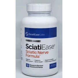 SciatiEase Labs Sciatic Nerve Health Pain Inflammatory Lower Back PEA Exp. 04/27