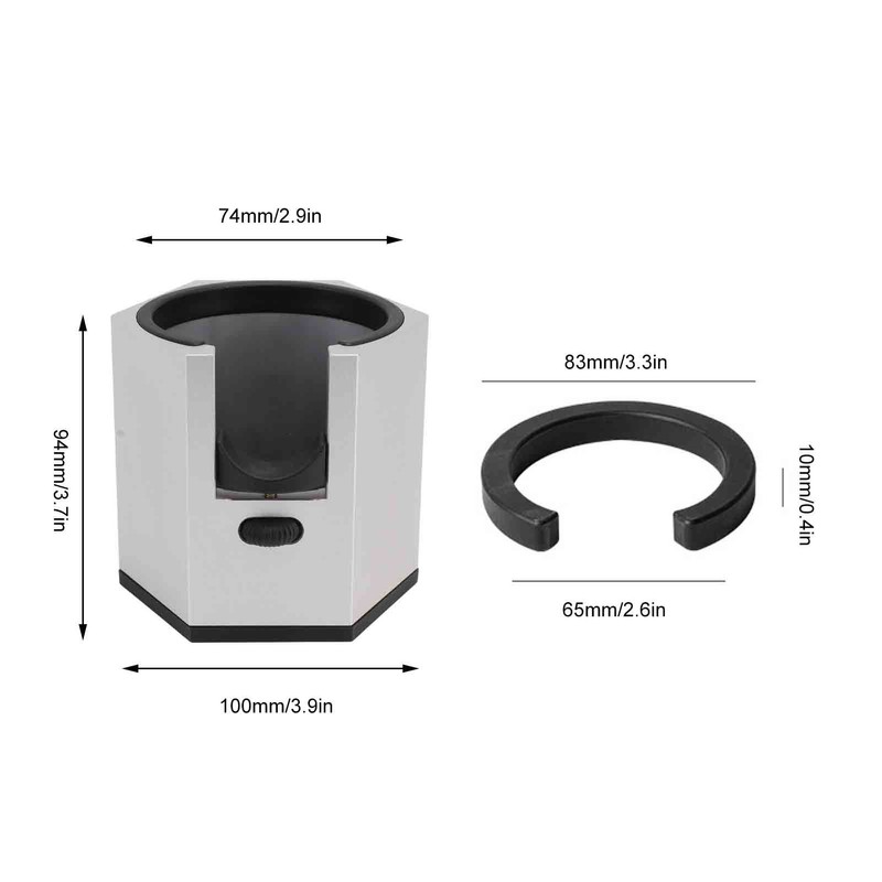 Coffee Portafilter Holder Aluminum Alloy Coffee Portafilter Stand with Removable