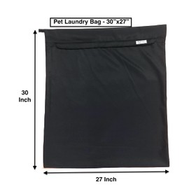 Majestic Ally Horse Dog Pets Laundry Bag - Washing Bag for Blankets, Rug, Boots, Leads, Harness (Black)