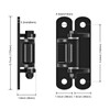 Insaga 6.7'' Heavy Duty Gate Hinges 1100LB Capacity, 6mm Steel