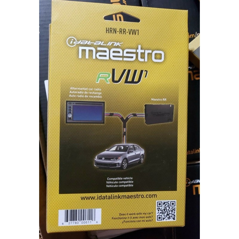 IDATALINK MAESTRO RVW1 HRN-RR-VW1 PLUG AND PLAY INSTALLATION