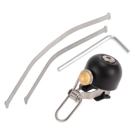 TUCKBOLD MTB Mountain Bike Road Bike Bicycle Trigger Bell 75DB Retro Crisp Ringing Loud Sound Horn Adjustable Cycling Handlebar Bell Black for Adults Children