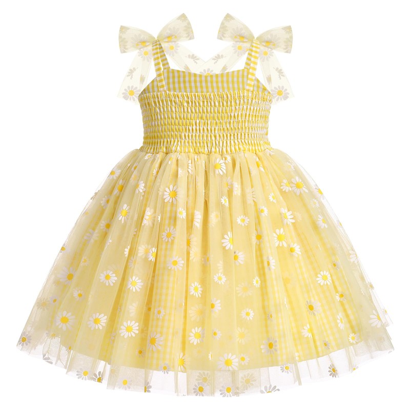1st Birthday Girl Outfit Baby Floral Dress Princess Tutu Tulle
