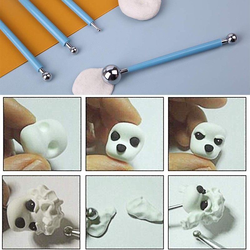 9 PCS Dotting Tools Ball Styluses with Box, Pen Dotting