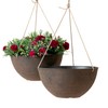 LA JOLIE MUSE Large Hanging Planters - 13 Inch Flower