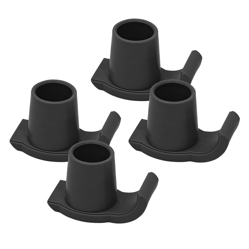 4 Pcs Walker Glide Skis Rubber Universal Walker Ski Glides