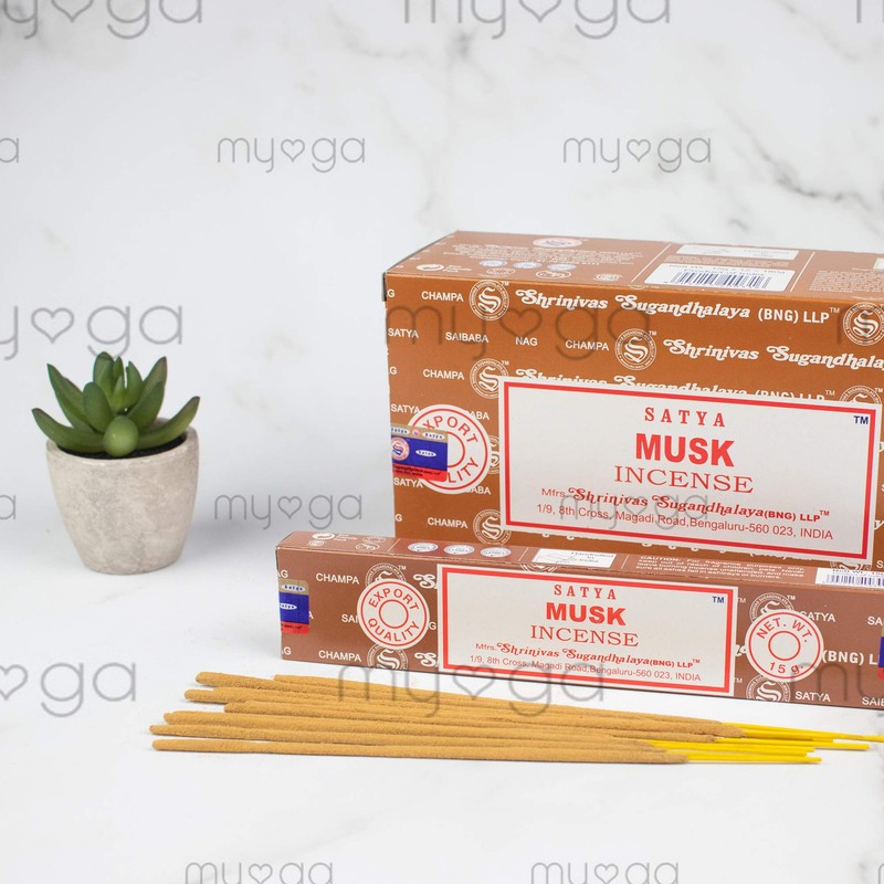 Satya Nag Champa Musk Incense Sticks - Box 12 Packs