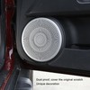 2PCS Car Audio Speaker Cover Stainless Steel Replacement for FJ
