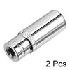 sourcing map 2 Pcs 1/4 Inch Drive 13mm 6-Point Deep