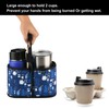Beautyflier Drink Carrier with Handle for Delivery Reusable Insulated Coffee