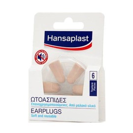 Hansaplast Noise Protection Earplugs, 6pcs