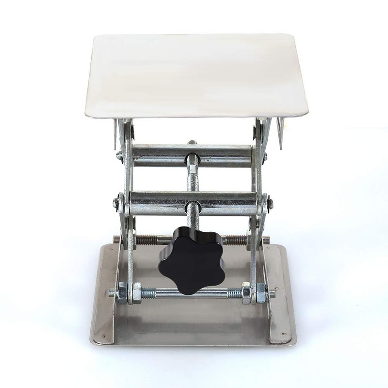100X100mm Lab Jack Stand- Lab Scissors Jack Platform Lab Lift