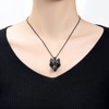 Yinplsmemory Cremation Jewelry Viking Wolf Head Urn Necklace for Ashes