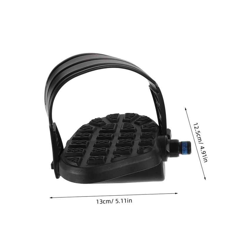 Outanaya 1 Pair Indoor Bike Pedals with Straps Non Slip