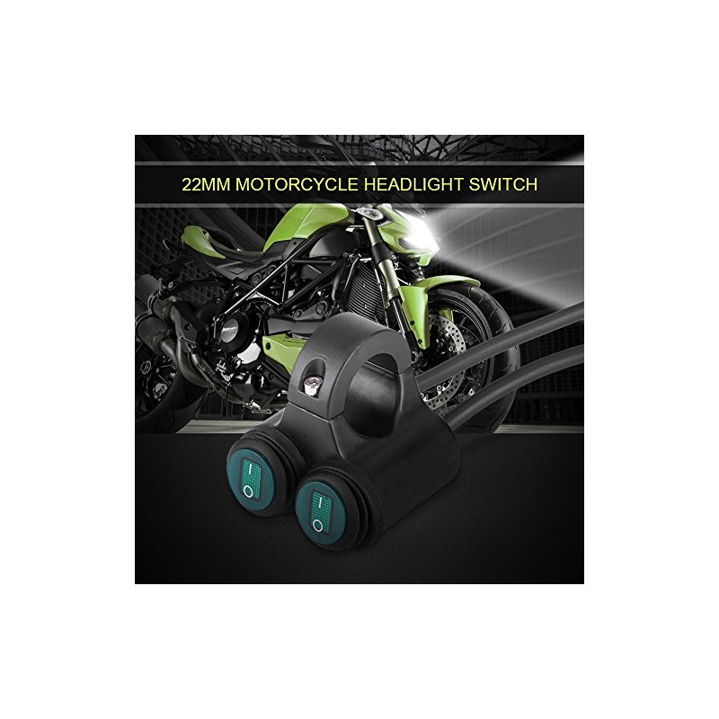 Universal 22mm Motorcycle Handlebar Headlight Switch- Handlebar Brake Fog Lights