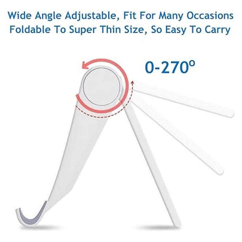 HZZADZXW Cell Phone Stand for Desk, Foldable and Adjustable Multi-Angle