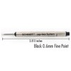 Schmidt P8126 Short Capless Rollerball - Black Ink