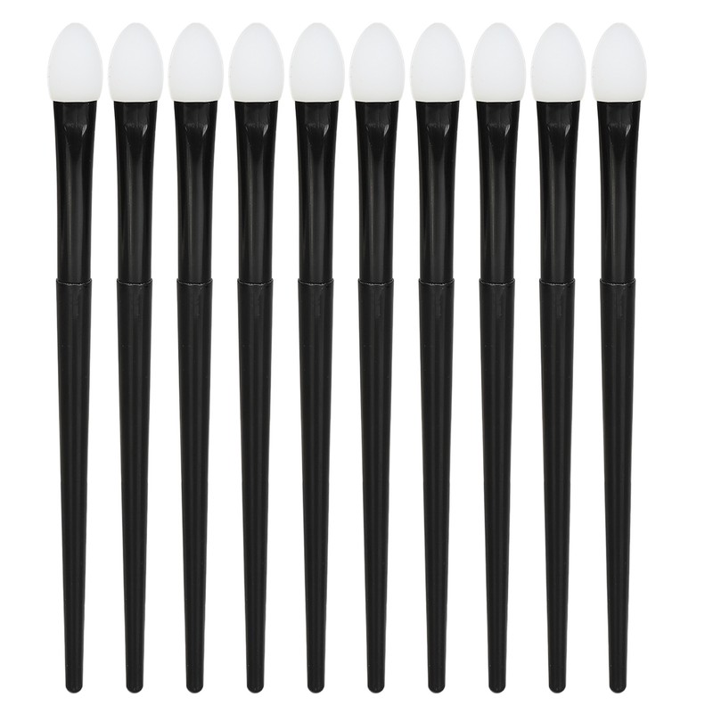 10pcs Silicone Eyeshadow Brush Soft Reusable Long Lasting Silicone Glitter