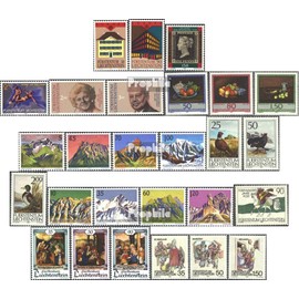 Prophila Collection Liechtenstein 984-1010 (kompl.Ausg.) Jahrgang 1990 komplett postfrisch ** MNH 1990 Europa, Fußball, Jagd u.a. (Briefmarken für Sammler)