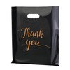 MUKOSEL Thank You Bags with Handles for Business 100 Pack
