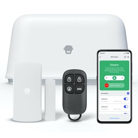 Chuango OV-300 Smart WiFi Alarm System, Wireless Home Security System with Base Station, 97 db, Door/Window Sensor and Handy Remote Control