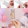 24pcs 70s 80s Retro Cupcake Toppers Set Happy Birthday Bus,