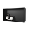 Bernkot Stainless Steel Shower Niche 24" X 12" Matte Black