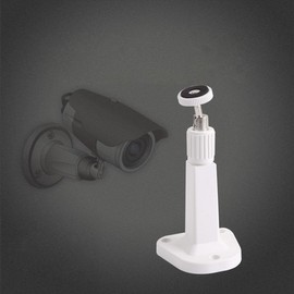 Coms 13cm Single-Joint White CCTV Security Mount Base Stand 3ea